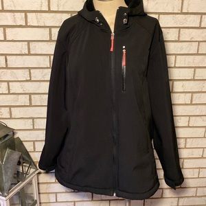 Zero Xposur / Black jacket, fleece lined, wind resistant, water resistant Sz 1X
